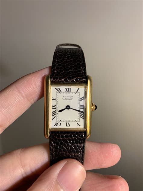 mens cartier tank watch replica|look alike cartier watches.